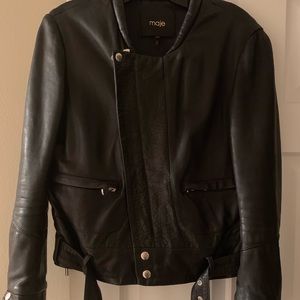 Maje Leather Jacket